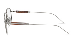 نظارات طبية سارتوريال صن سيت بإطار مستطيل من برونيلو كوتشينيلي بلون رمادي - صورة المنتج 3