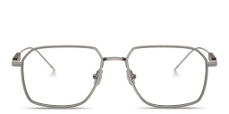 BRUNELLO CUCCINELLI Sartorial Sunset Rectangle Eyeglasses in Pewter – Product Photo 1