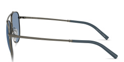 OLIVER PEOPLES R-10 Unisex Pilot Sunglasses in Pewter – Product Photo 3