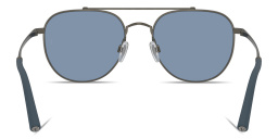 OLIVER PEOPLES R-10 Unisex Pilot Sunglasses in Pewter – Product Photo 4