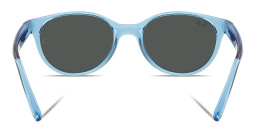 Shop Ray-Ban Junior Kids Bio-Based Square Sunglasses in Transparent Blue online.