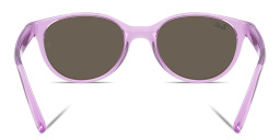 Ray-Ban Junior Kids Bio-Based Square Sunglasses in Transparent Violet – Product Photo 4