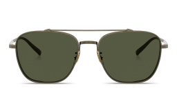 Shop OLIVER PEOPLES Avison Square Sunglasses in Antique Gold online.