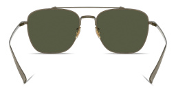 Shop OLIVER PEOPLES Avison Square Sunglasses in Antique Gold online.