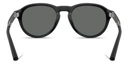 OLIVER PEOPLES R-8 Unisex Panthos Sunglasses in Semi-Matte Black – Product Photo 4