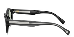 تسوق نظارات طبية آيكونيك ميريديان بإطار دائري برونيلو كوتشينيلي بلون أسود أونلاين.