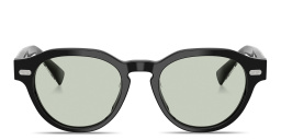 Shop BRUNELLO CUCINELLI Iconic Meridian Round Eyeglasses in Black online.