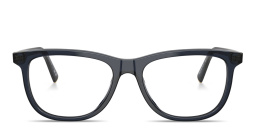 تسوق نظارات طبية طراز بيلو بشعار العلامة العمودي ميو ميو بلون أزرق شفاف أونلاين.