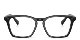 Shop OLIVER PEOPLES Rafkin Rectangle Eyeglasses in Black online.