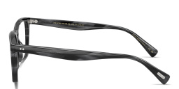 Shop OLIVER PEOPLES Rafkin Rectangle Eyeglasses in Dark Blue Smoke online.