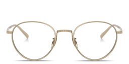 OLIVER PEOPLES Kesner Panthos Eyeglasses in Soft Gold – Product Photo 1