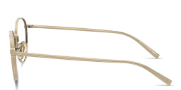 OLIVER PEOPLES Kesner Panthos Eyeglasses in Soft Gold – Product Photo 3