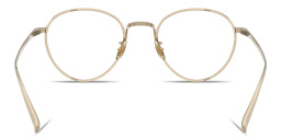 OLIVER PEOPLES Kesner Panthos Eyeglasses in Soft Gold – Product Photo 4