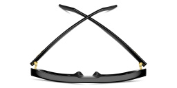 Shop ETRO Pegasus Unisex Rectangle Sunglasses in Black online.