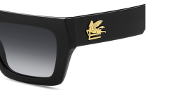 Shop ETRO Pegasus Unisex Rectangle Sunglasses in Black online.
