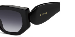 Shop ETRO Paisley Cat-Eye Sunglasses in Black online.