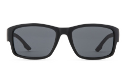Shop SPIN ON8 Square Sunglasses in Black online.