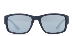 Shop SPIN ON8 Square Sunglasses in Blue online.