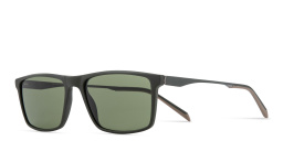 Shop SPIN ON8 Rectangle Sunglasses in Green online.