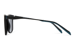 Shop SPIN ON8 Square Sunglasses in Black online.