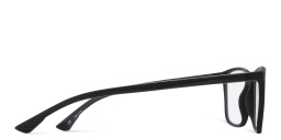 Shop SPIN ON8 Square Eyeglasses in Black online.