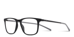 Shop SPIN ON8 Square Eyeglasses in Black online.