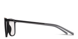 Shop SPIN ON8 Square Eyeglasses in Black online.