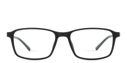 Shop SPIN ON8 Wide Rectangle Eyeglasses in Black online.