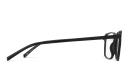 Shop SPIN ON8 Wide Rectangle Eyeglasses in Black online.