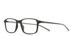 Shop SPIN ON8 Wide Rectangle Eyeglasses in Green online.