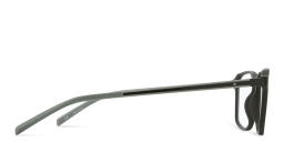 Shop SPIN ON8 Wide Rectangle Eyeglasses in Green online.