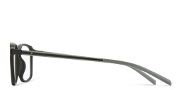 Shop SPIN ON8 Wide Rectangle Eyeglasses in Green online.