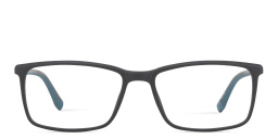Shop SPIN ON8 Wide Rectangle Eyeglasses in Grey online.
