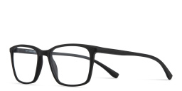 Shop SPIN ON8 Square Eyeglasses in Black online.