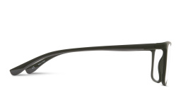 Shop SPIN ON8 Square Eyeglasses in Polished Black online.