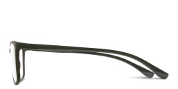 Shop SPIN ON8 Square Eyeglasses in Polished Black online.