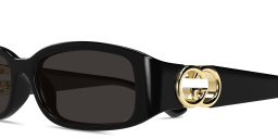 GUCCI GG Rectangle Sunglasses in Black – Product Photo 3