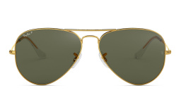 Ray-Ban Aviator Sunglasses in Gold – Product Photo 1
