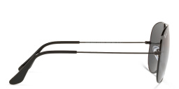 Ray-Ban Unisex Pilot Sunglasses in Metal in Black – Product Photo 3