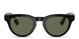 Ray-Ban Meta Headliner Unisex Panthos Sunglasses in Shiny Black – Product Photo 1
