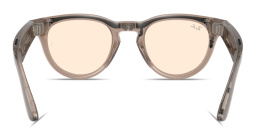 Ray-Ban Meta Headliner Unisex Panthos Sunglasses in Shiny Warm Stone – Product Photo 6