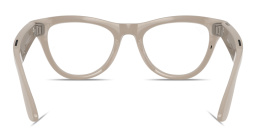 Shop Ray-Ban Meta Skyler Unisex Cat-Eye Sunglasses in Shiny Chalky Gray online.