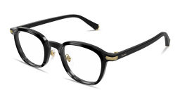 Shop Cartier Première de Cartier Square Eyeglasses in Black online.