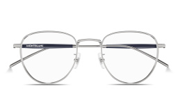 MONTBLANC Snowcap Butterfly Eyeglasses in Silver – Product Photo 1