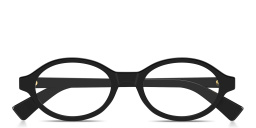 تسوق نظارات طبية بيضاوية بالشعار المثلّث بوتيغا فينيتا بلون أسود أونلاين.