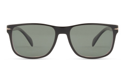 Shop DAVID BECKHAM Clip-On Wide Rectangle Eyeglasses in Black Havana online.