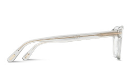 TOM FORD T Emblem Rectangle Eyeglasses in Transparent Grey – Product Photo 3