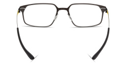 ic! berlin AMG 12 Square Eyeglasses in Shiny Gunmetal – Product Photo 4
