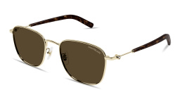 MONTBLANC Snowcap Panthos Sunglasses in Gold – Product Photo 2