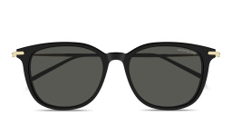 MONTBLANC Meisterstück Square Sunglasses in Black – Product Photo 1